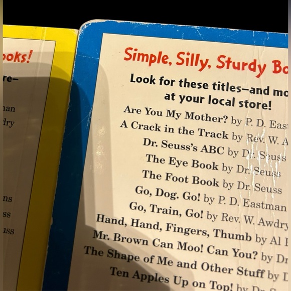 Thomas and friends bright and early board books. Pack of 4 titles. Wear with age - Picture 4 of 11